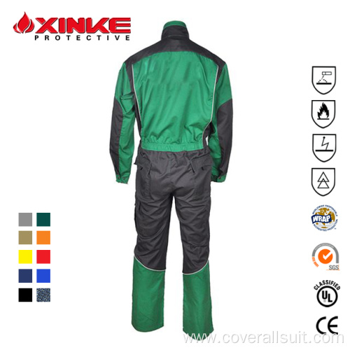 Fr Coveralls EN11611 Dark Blue 100% Cotton Fire Retardant Uniform Supplier